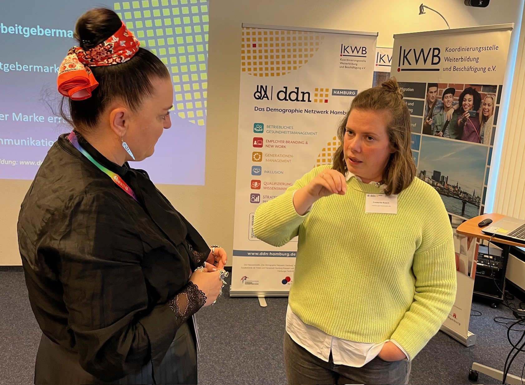 Frederike Busch im Gespräch